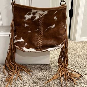 Fringe Cowhide Myra Bag
